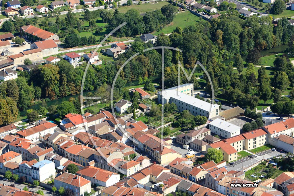 Photo arienne de Ligny-en-Barrois (Centre Ville)
