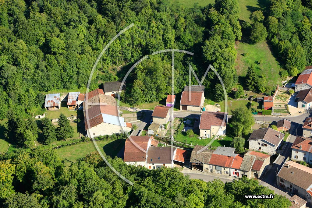 Photo arienne de Nant-le-Petit
