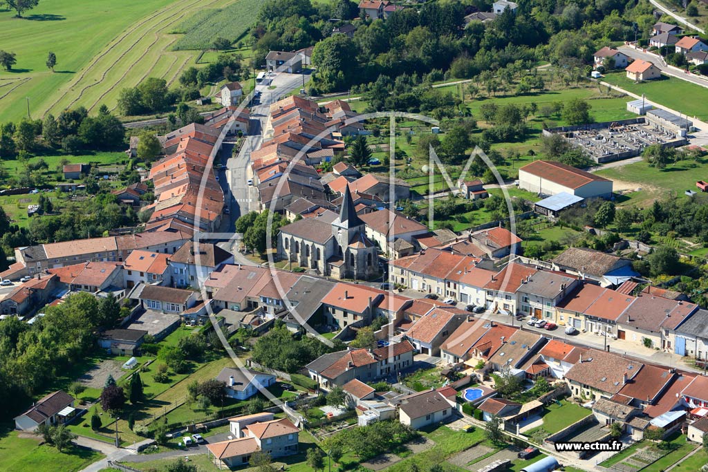 Photo arienne de Nanois-sur-Ornain