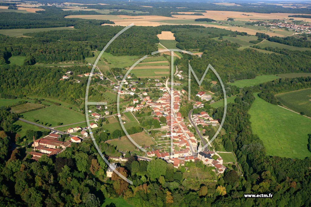 Photo arienne de Ville-sur-Saulx