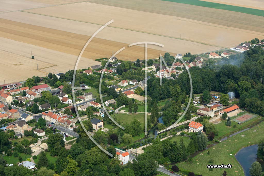 Photo arienne de Aumnancourt (Pontgivart)
