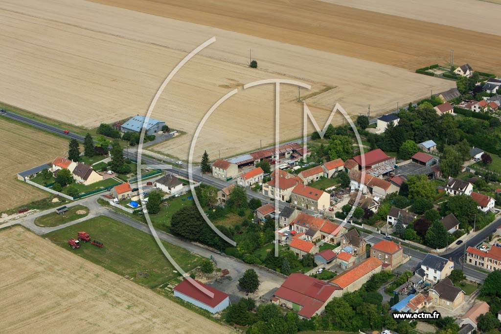 Photo arienne de Aumnancourt (Pontgivart)