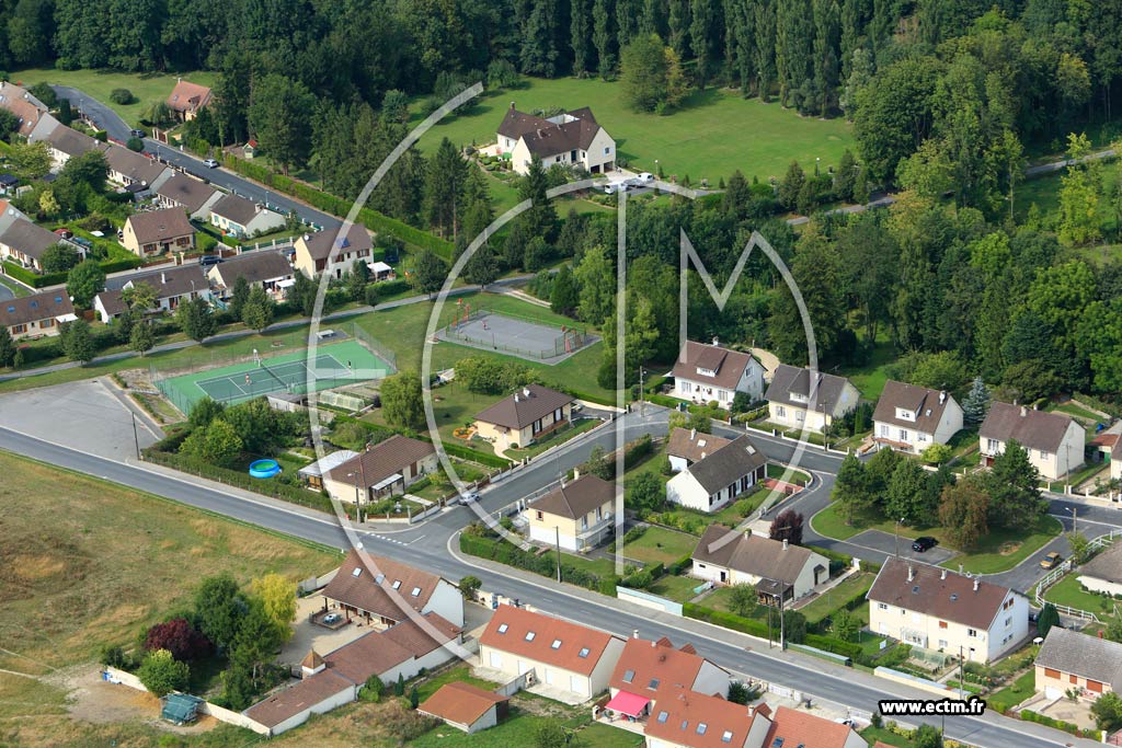 Photo arienne de Boult-sur-Suippe