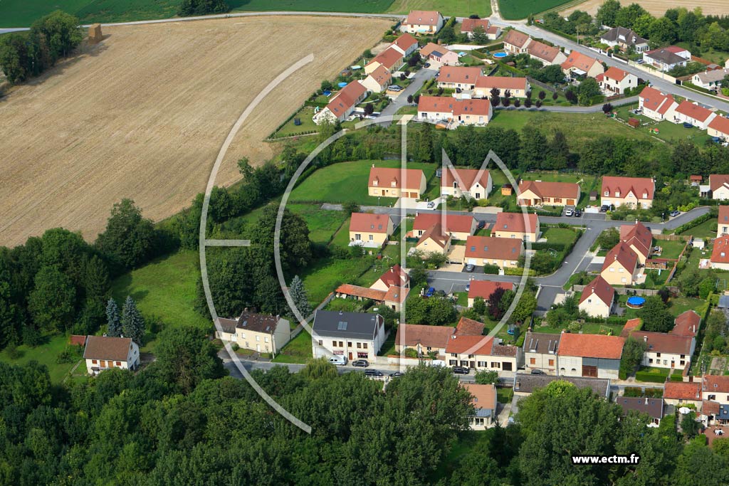 Photo arienne de Boult-sur-Suippe