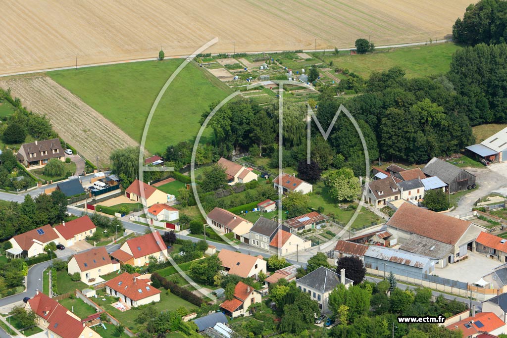 Photo arienne de Boult-sur-Suippe