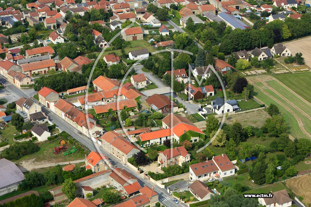 Photo arienne de Bourgogne