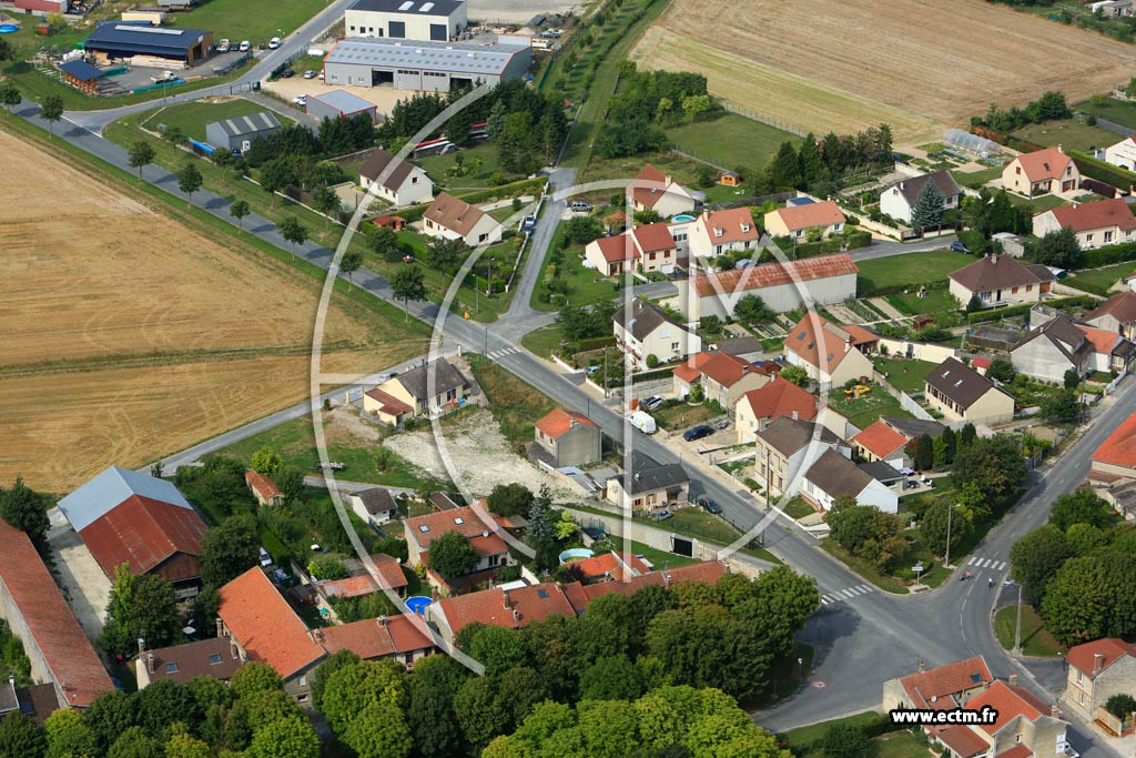Photo arienne de Bourgogne