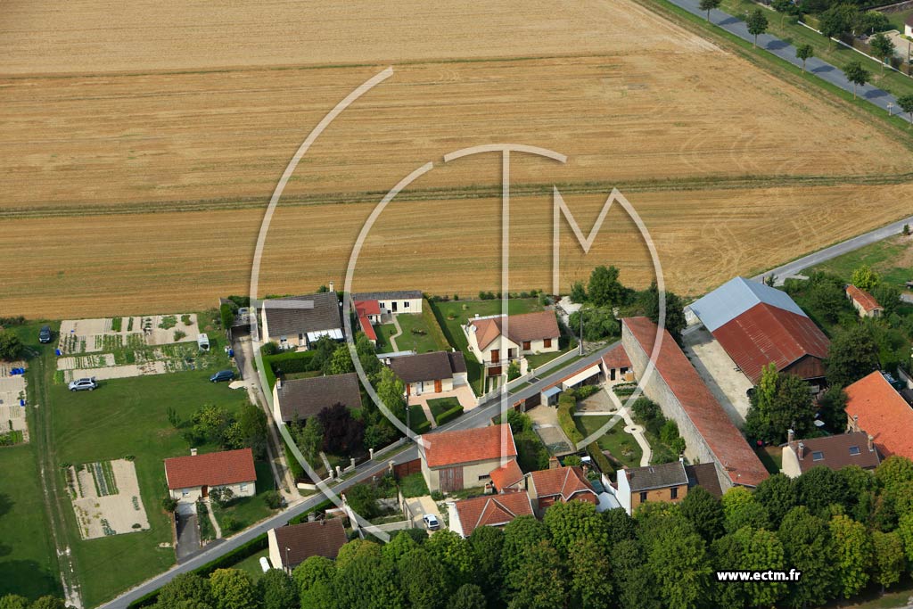 Photo arienne de Bourgogne