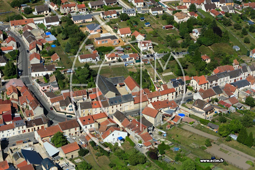 Photo arienne de Fismes (Fismette)