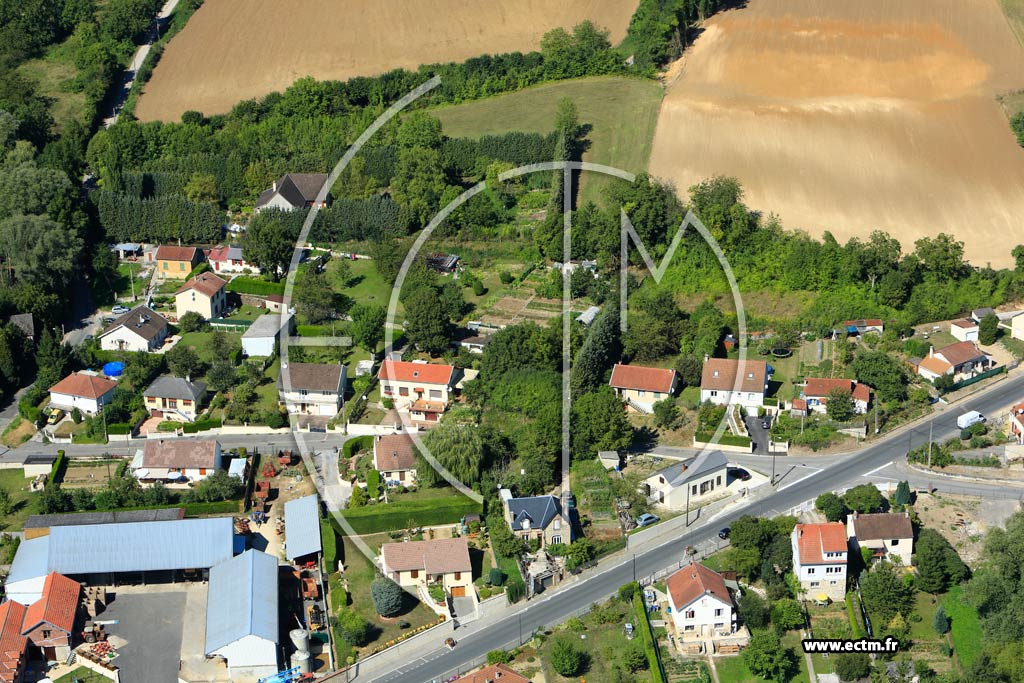 Photo arienne de Fismes (Fismette)