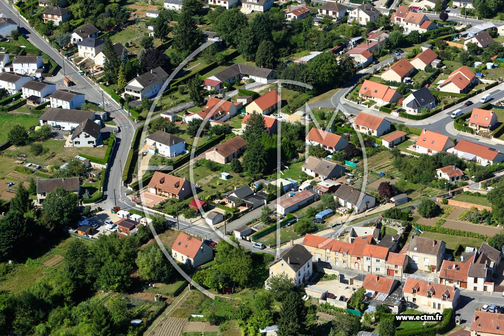 Photo arienne de Fismes (Fismette)