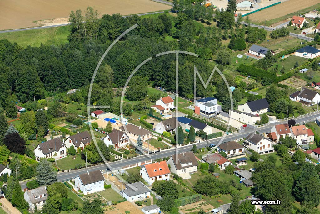 Photo arienne de Fismes (Fismette)