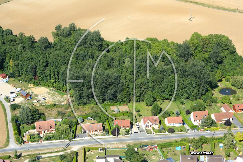 Photo arienne de Fismes (Fismette)