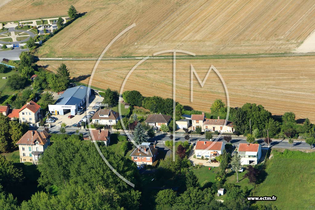 Photo arienne de Guignicourt