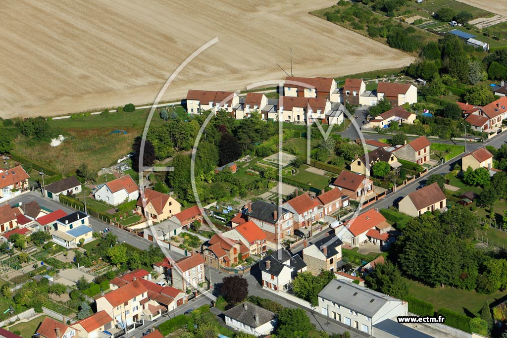 Photo arienne de Guignicourt