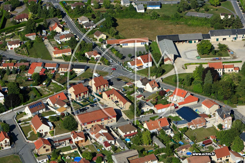 Photo arienne de Guignicourt