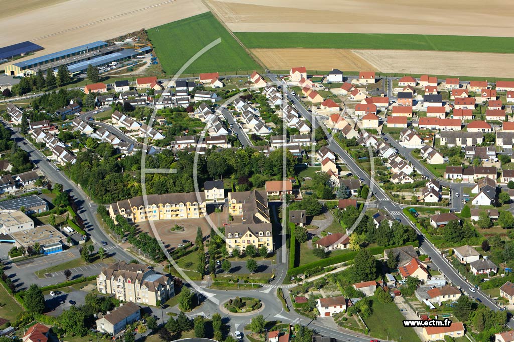 Photo arienne de Guignicourt