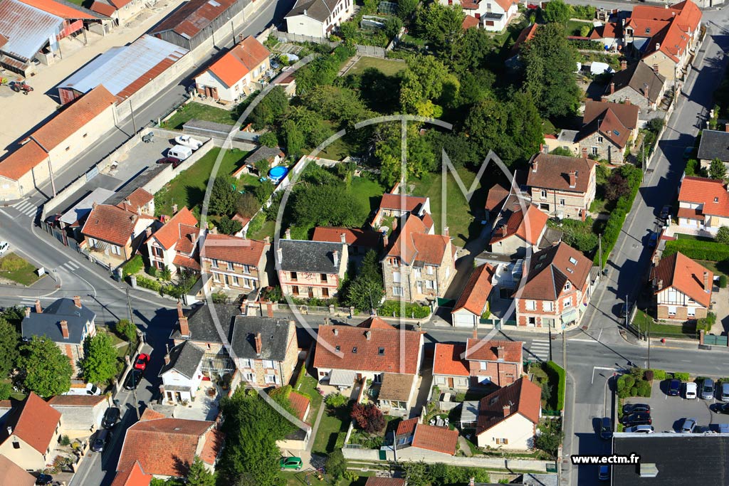 Photo arienne de Guignicourt