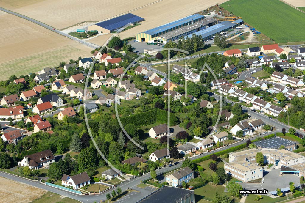 Photo arienne de Guignicourt