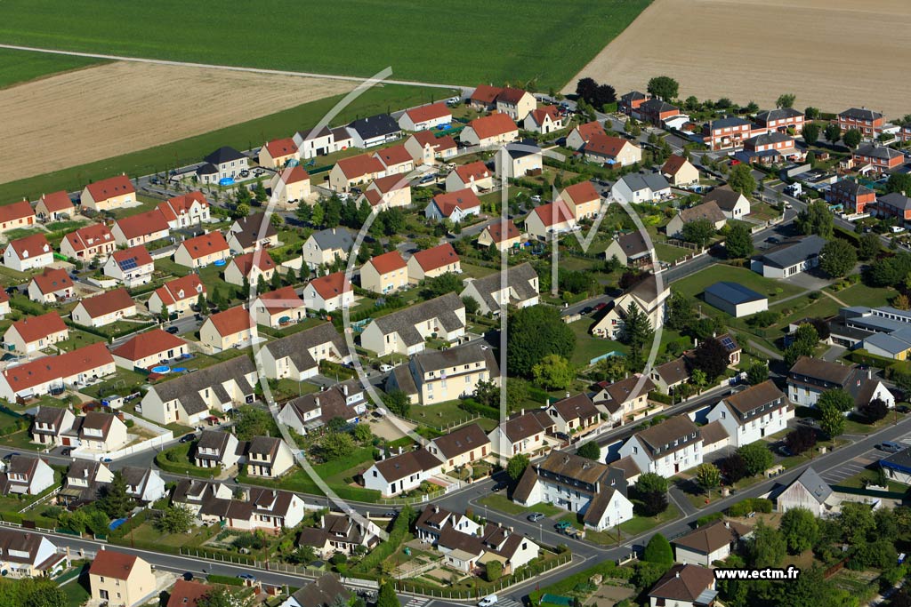 Photo arienne de Guignicourt