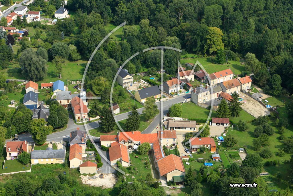Photo arienne de Saint-tienne-sur-Suippe