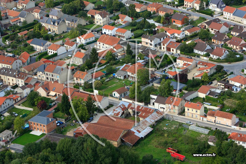 Photo arienne de Warmeriville