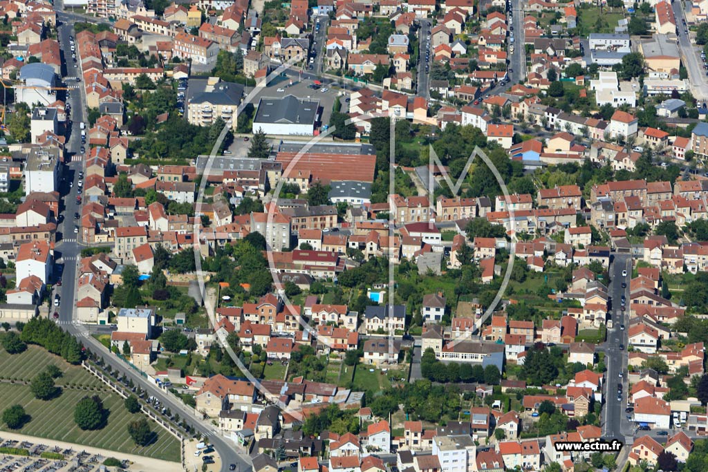 Photo arienne de Chlons-en-Champagne (Centre - Lon Bourgeois)