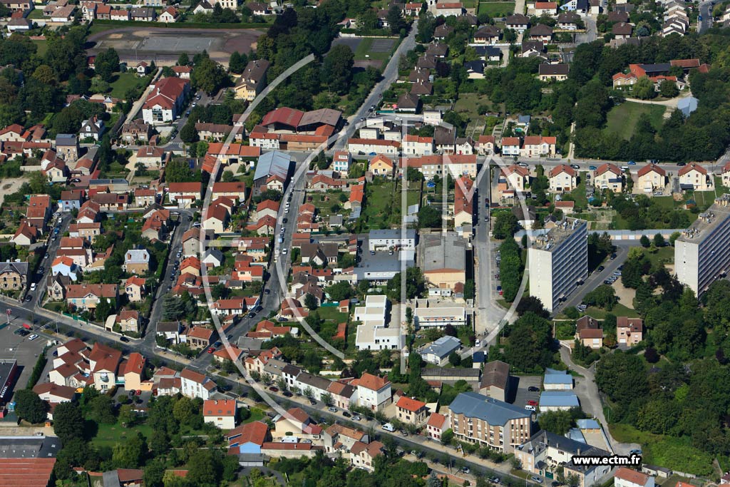 Photo arienne de Chlons-en-Champagne (Centre - Lon Bourgeois)