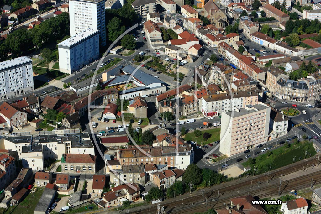 Photo arienne de Chlons-en-Champagne (Frison - Gare)