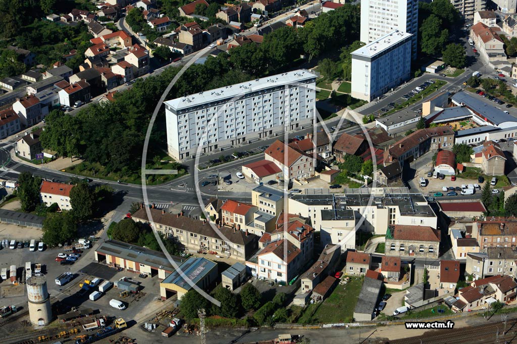 Photo arienne de Chlons-en-Champagne (Frison - Gare)