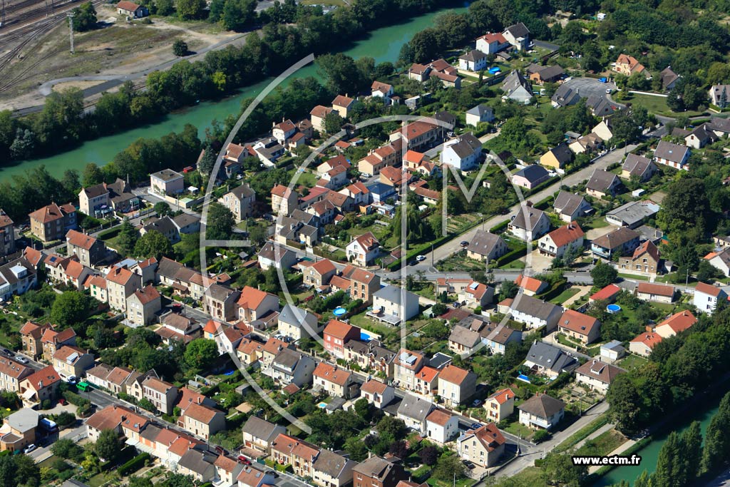 Photo arienne de Chlons-en-Champagne (Frison - Gare)