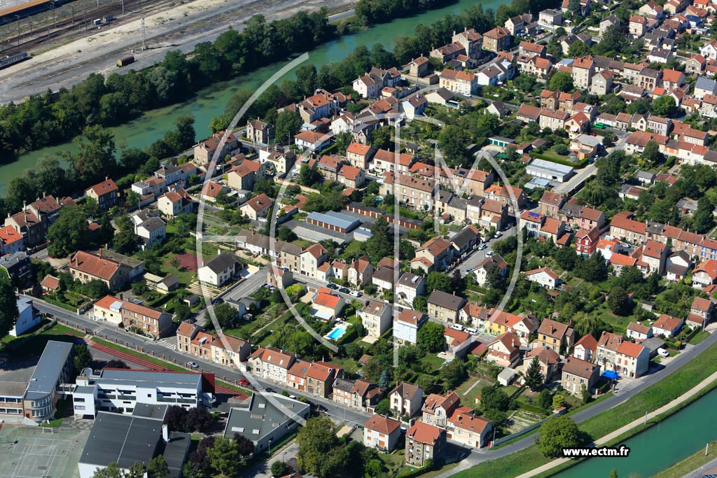 Photo arienne de Chlons-en-Champagne (Frison - Gare)