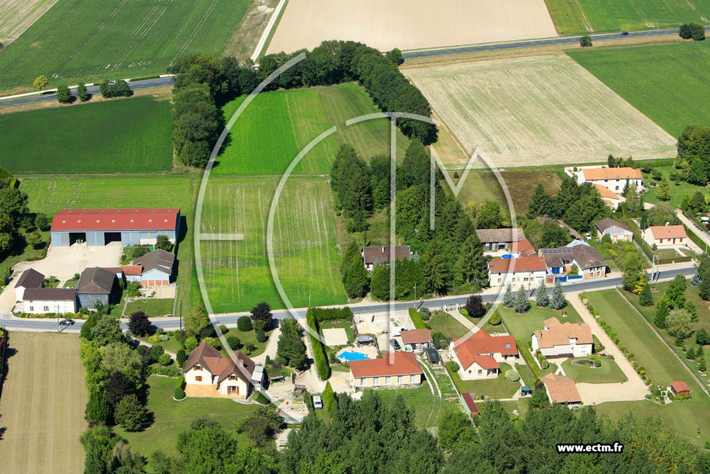 Photo arienne de Courtisols (La Maison Neuve)