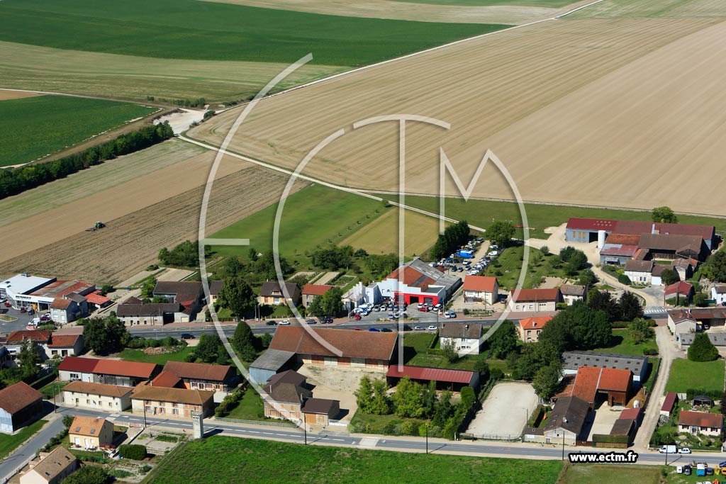 Photo arienne de Courtisols (La Maison Neuve)