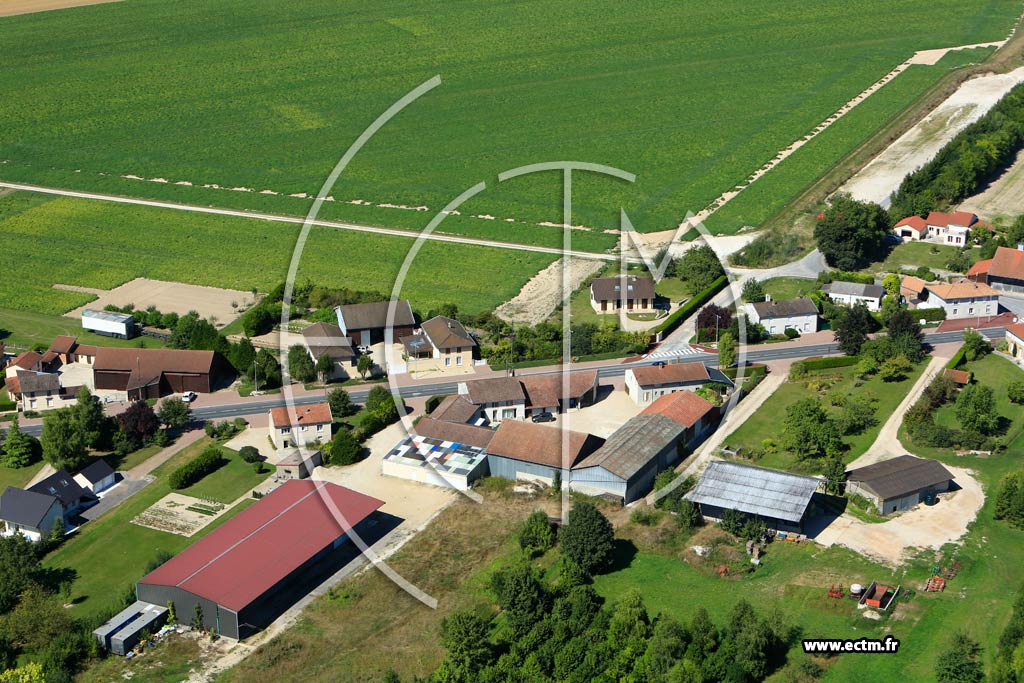 Photo arienne de Courtisols (La Maison Neuve)