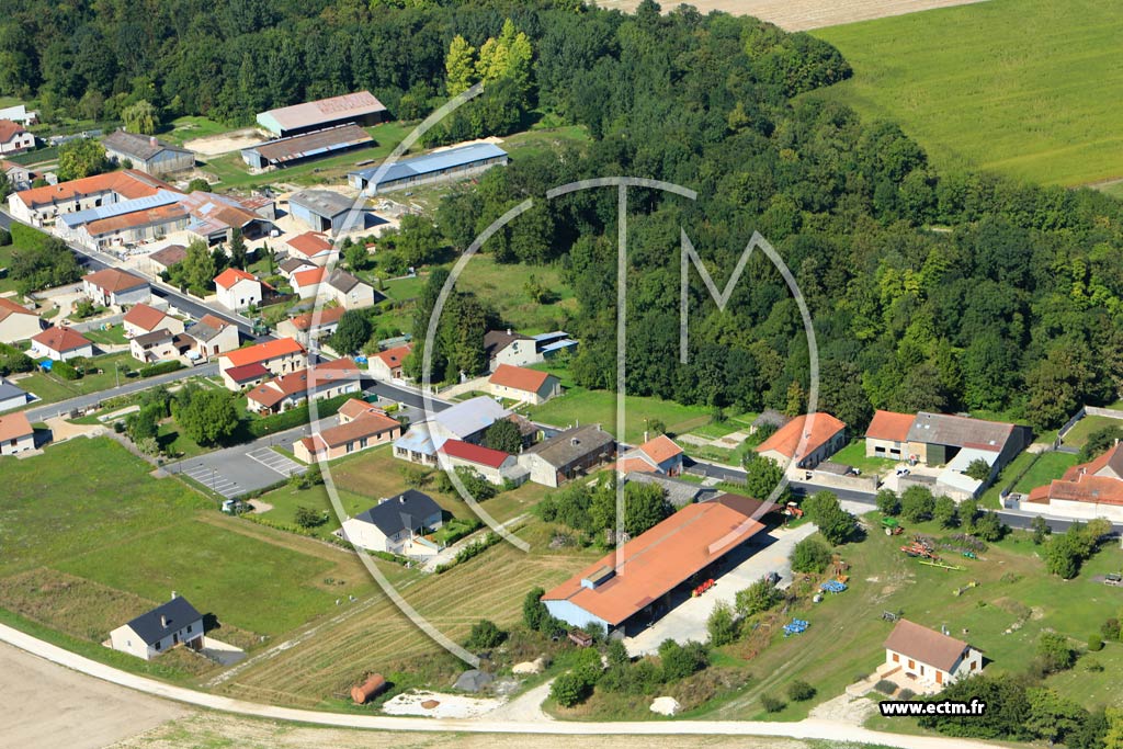 Photo arienne de Dampierre-au-Temple