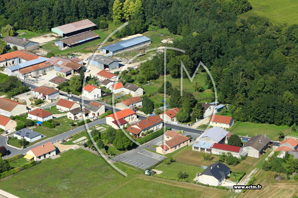 Photo arienne de Dampierre-au-Temple