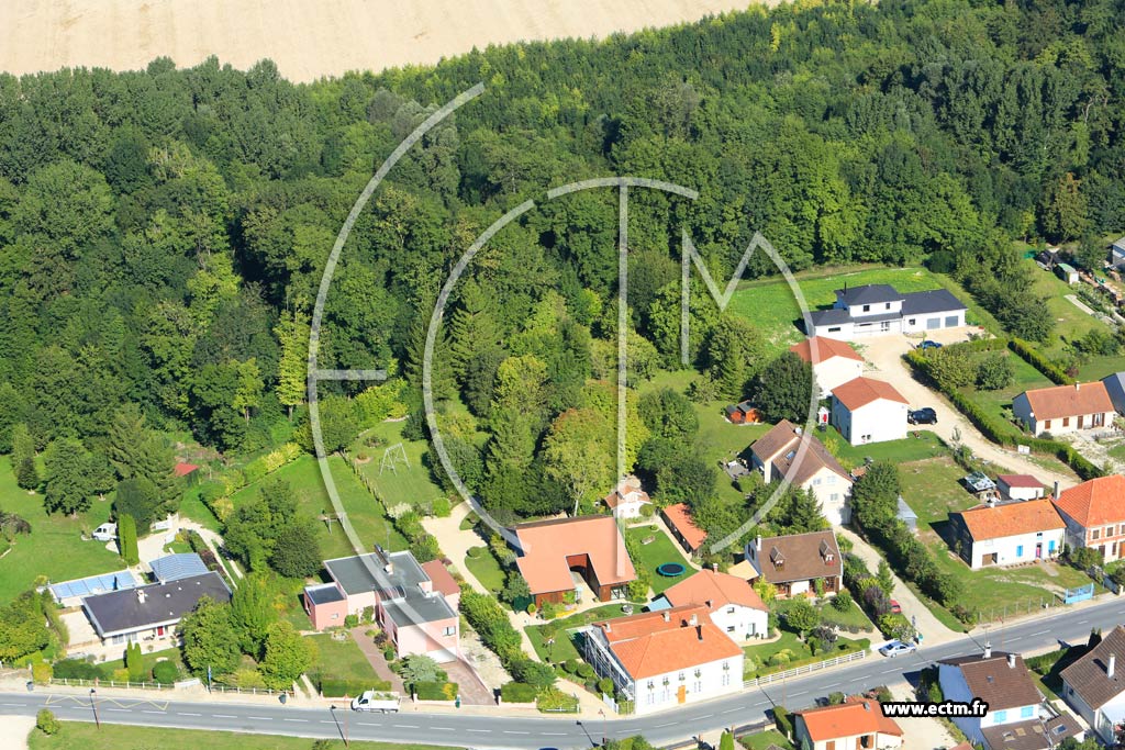 Photo arienne de cury-sur-Coole