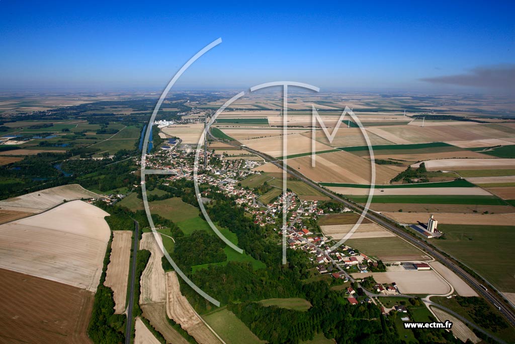 Photo arienne de La Chausse-sur-Marne