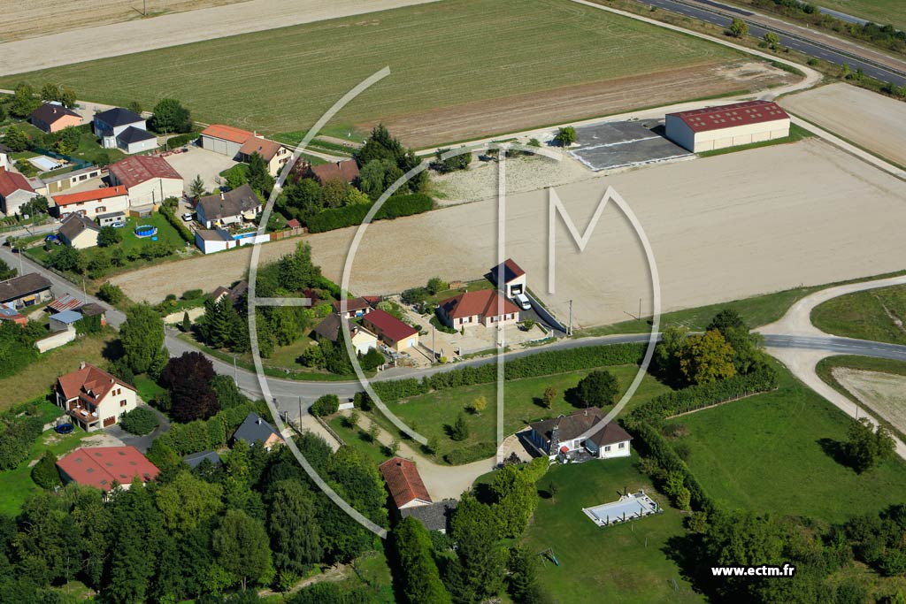 Photo arienne de La Chausse-sur-Marne (Coulmier)