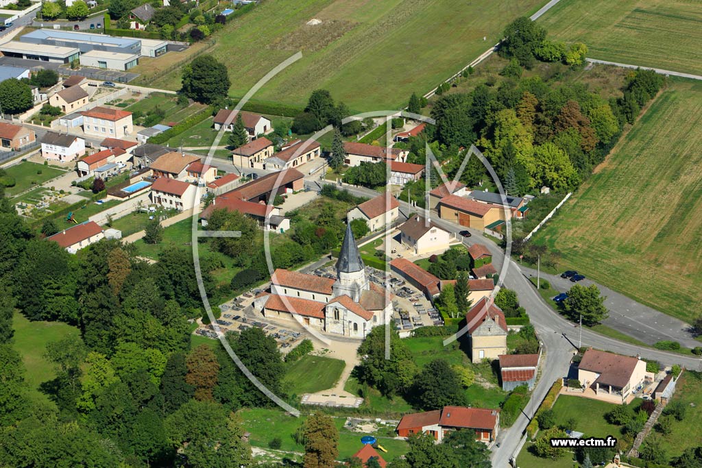 Photo arienne de La Chausse-sur-Marne (Coulmier)