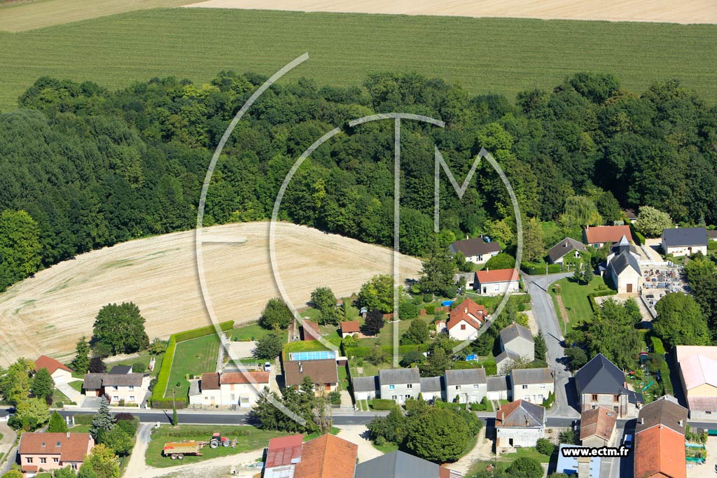 Photo arienne de Saint-Hilaire-au-Temple