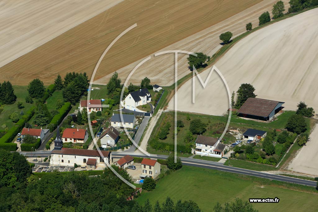 Photo arienne de Saint-Jean-sur-Moivre