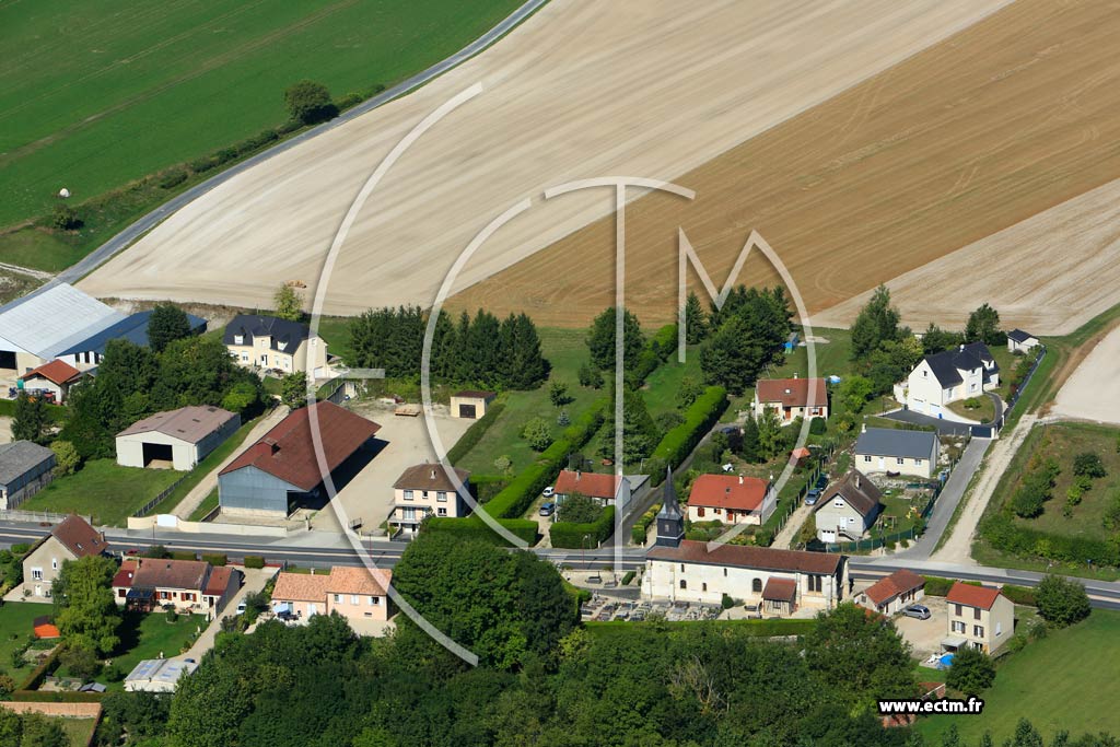 Photo arienne de Saint-Jean-sur-Moivre