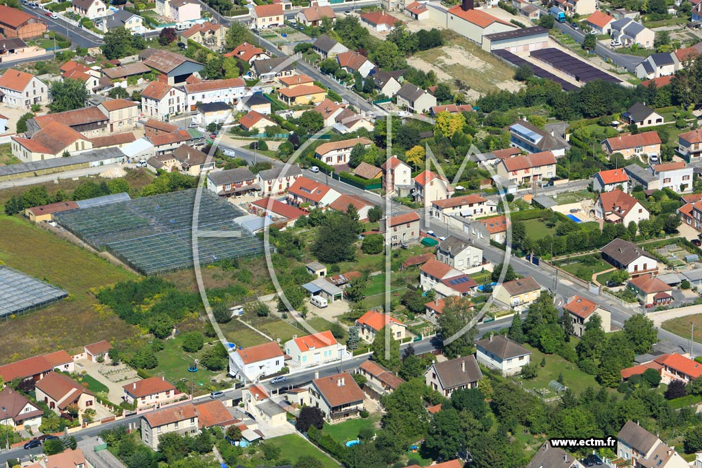Photo arienne de Saint-Memmie