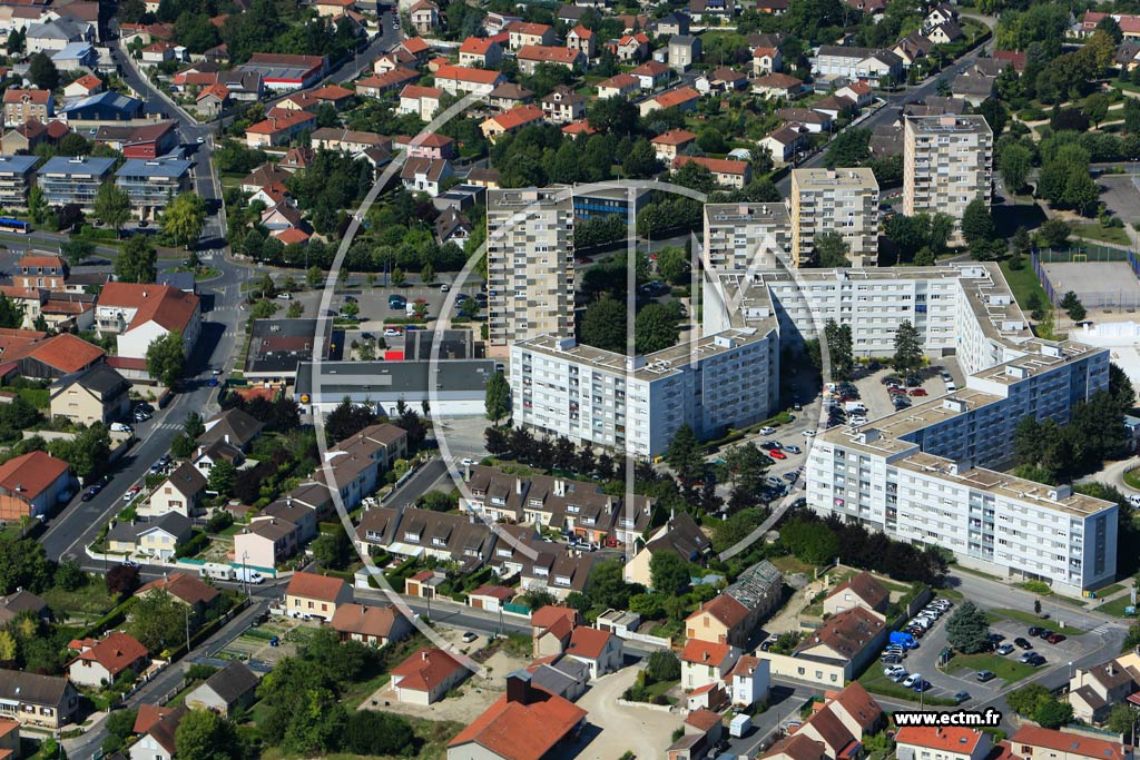 Photo arienne de Saint-Memmie