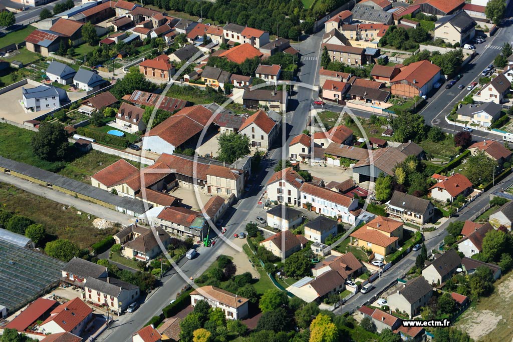 Photo arienne de Saint-Memmie