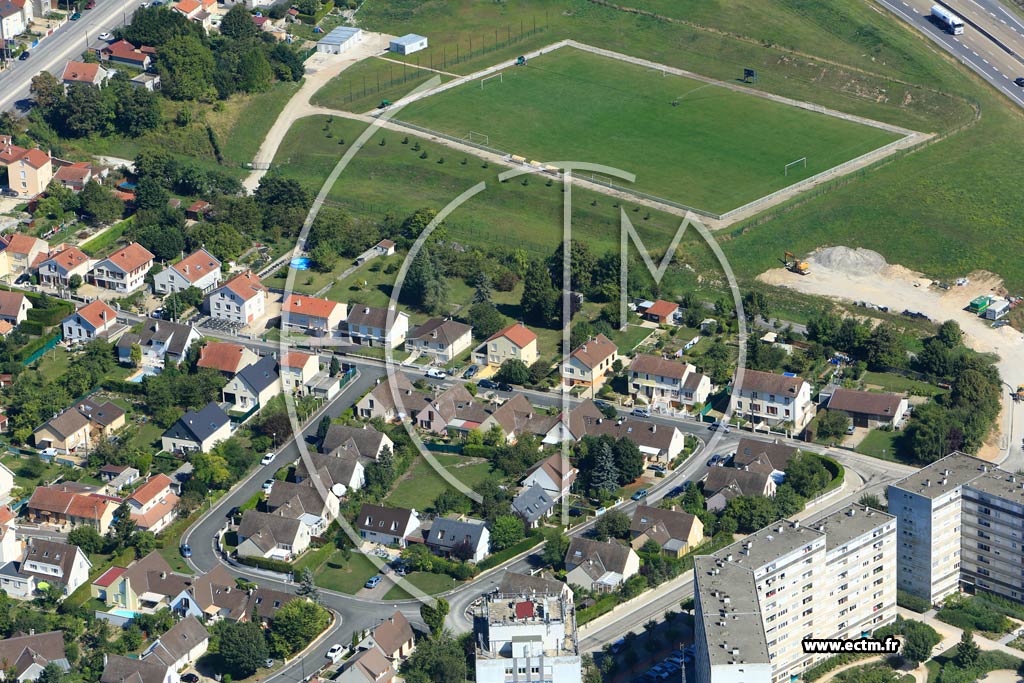 Photo arienne de Saint-Memmie