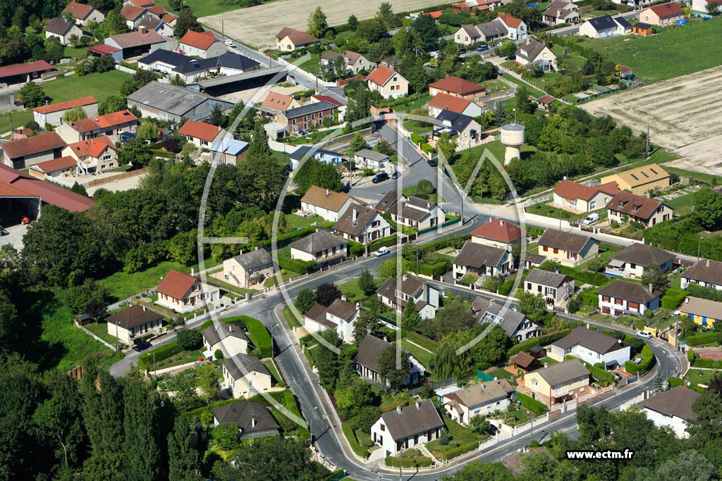 Photo arienne de Saint-tienne-au-Temple