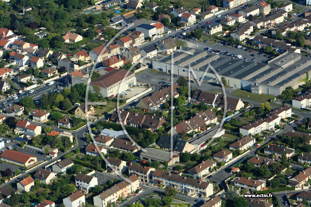 Photo arienne de Reims (La Neuvillette)